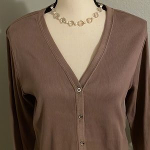 CALVIN KLEIN JEANS BUTTON UP CROP TOP.